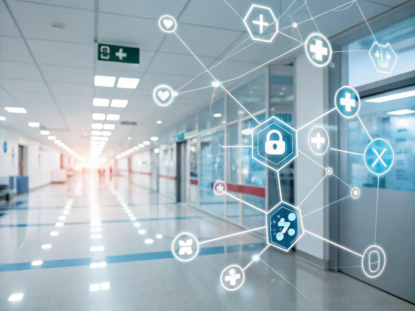 An image illustrating data flowing securely through a network, emphasizing the security and accessibility of cloud storage solutions.
